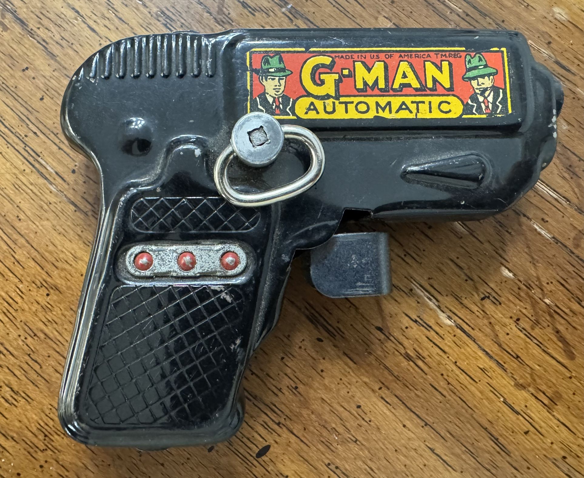 Vintage Marx Toys G-Man Automatic Sparking Toy Gun