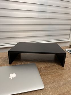 Black Aluminum Monitor Stand