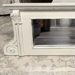 Architectural Salvaged Mirror•Vintage•Solid Wood