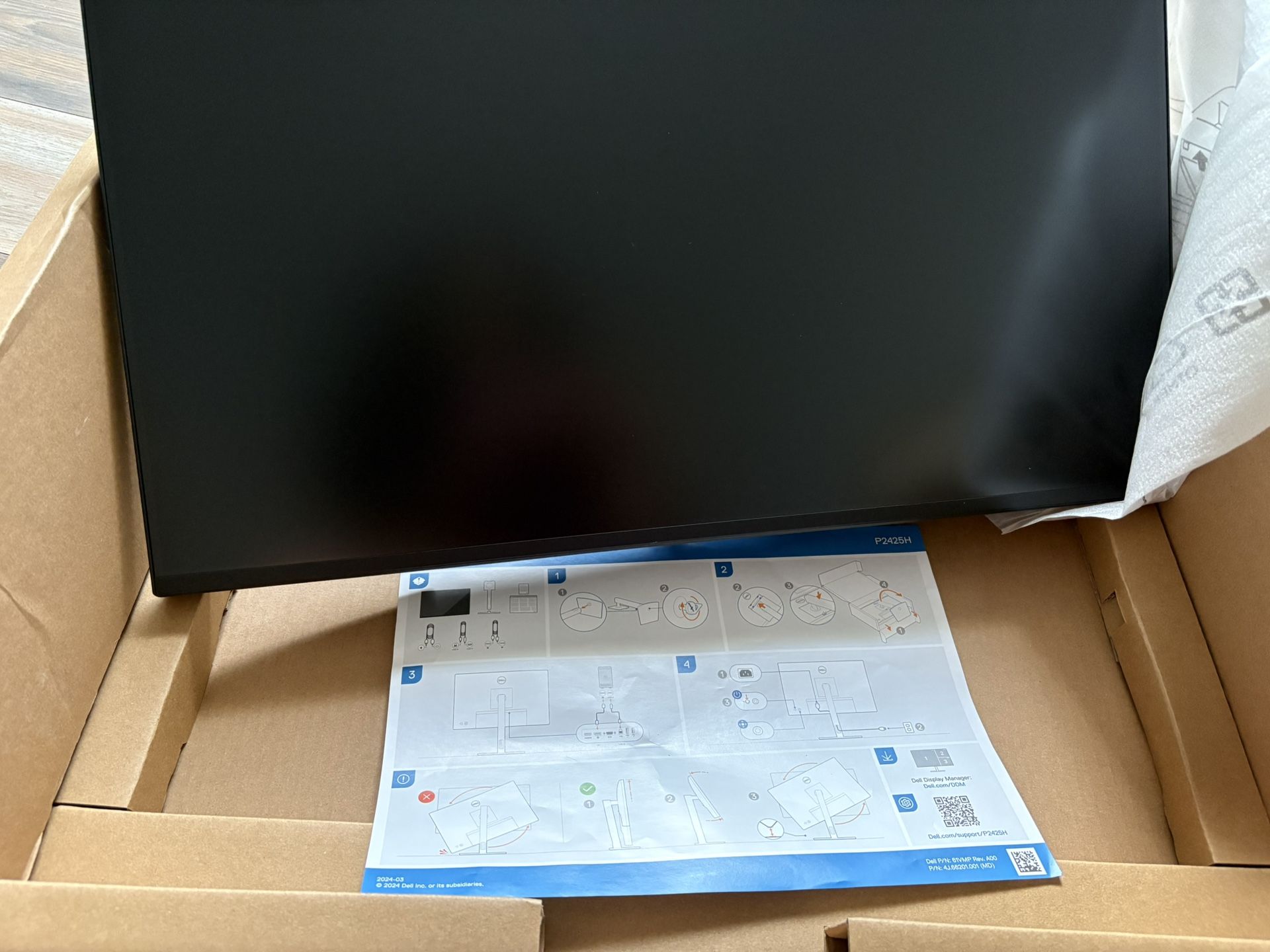 Dell P2425HMjnitor With Accessories For Sale