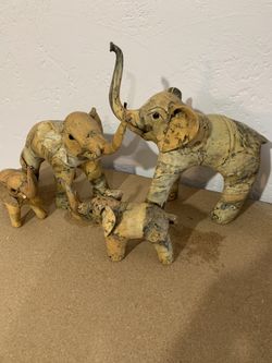 Elephant statues