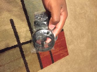 All black Gucci belt with Gucci prints