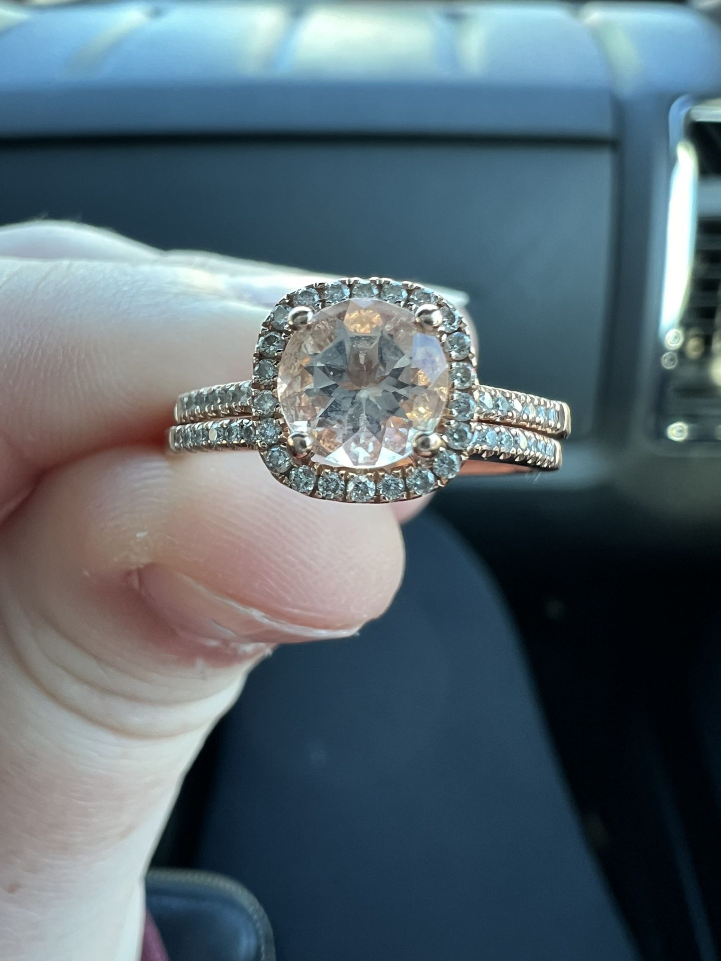 Engagement Ring/wedding Ring Set 