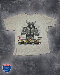 Vintage Single Stitch Bulls Championship shirt