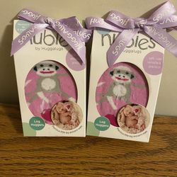 Nib Two Sets Of Nubies By Huggalugs Leg Warmers -Newborn-6 Months-$5.00 A Set