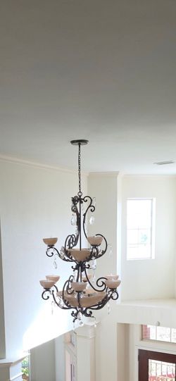 Vintage Chandelier Lamp