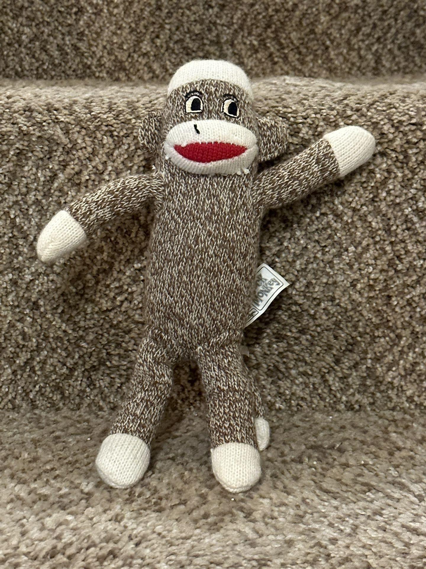 Sock Monkey Plush 9 Inch