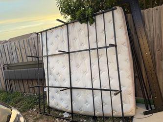 Bed and mattress