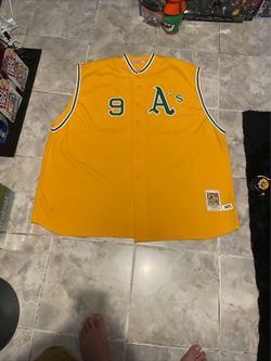 Reggie Jackson Athletics Mitchell & Ness Game Jersey Vest #9 1971 Collection 5X