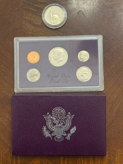 1986 US Mint Proof Set with Commemorative Coin