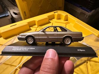 x2 NISSAN Leopard die-cast Model Collectors
