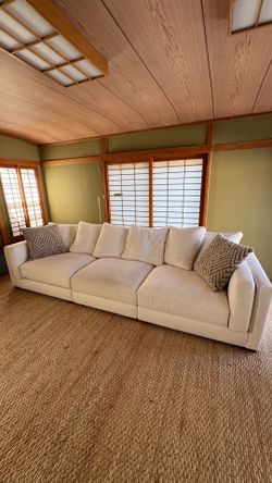 Macy's Barlien 3-Pc. Modular Fabric Sofa - Ivory