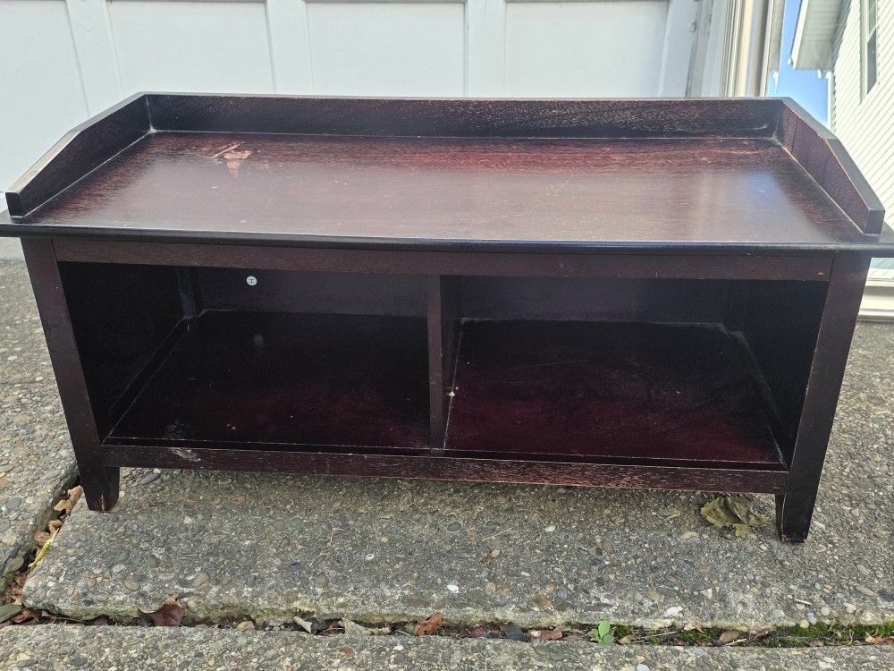 Wooden Storage Bench