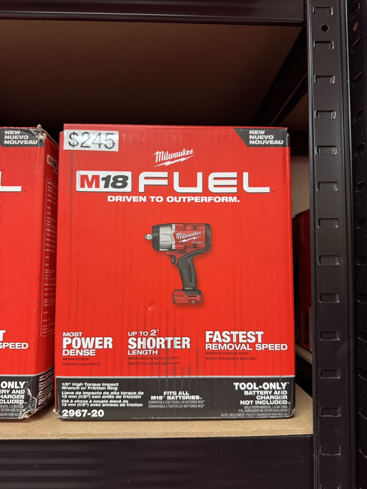 Milwaukee M18 Fuel 1/2” High Torque Impact Wrench Tool Only 