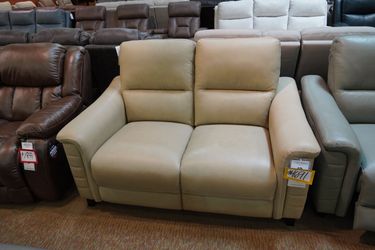 Leather Power Loveseat — Barcalounger 
