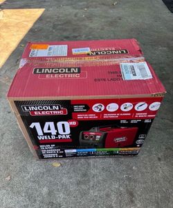 Lincoln Electric Weld-Pak 140 Amp MIG and Flux-Core Wire Feed Welder, 115V, Aluminum Welder