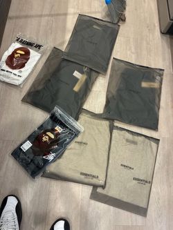 Fear of God Essentials & BAPE Clothing Bundle