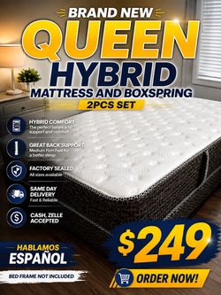 🇺🇸🇺🇸QUEEN HYBRID SET $249