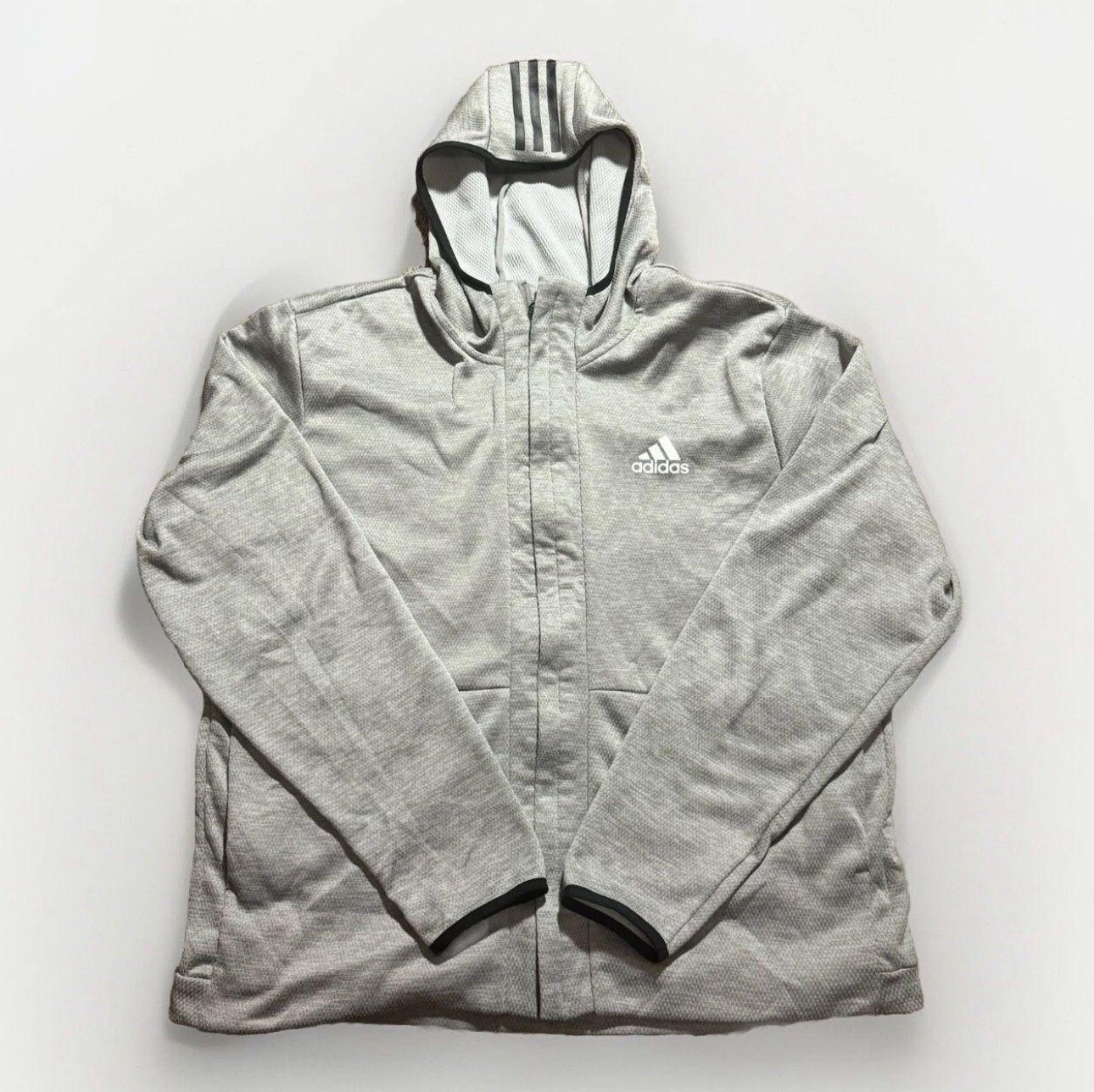 Adidas * Team Issued ClimaWarm Full Zip Jacket / Sweatshirt Hoodie * Large.