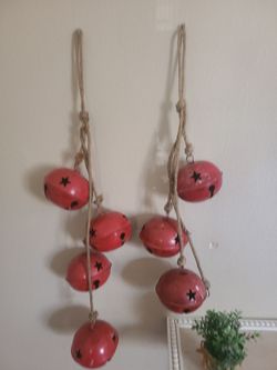 Rustic Christmas bells set