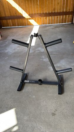 Olympic Weight Plate Tree Rack