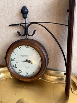 European Retro Double Sided Wall Clock Double-sided Hanging Clocks