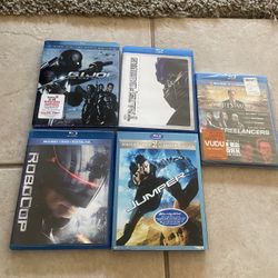Blue-Ray +DVD +DiGital HD $5 Each 
