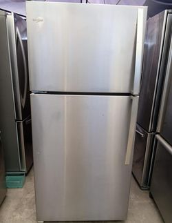 Whirlpool Top Mount Stainless Fridge
