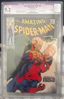 Amazing Spider-Man #69 CGC 9.2 Restored