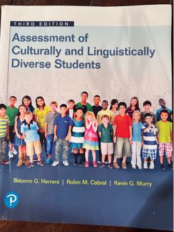 Assessment of Culturally and Linguistically Diverse Students by Socorro Herrera, et al, Third edition, ISBN 978-0-13-480032-5