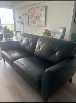 Leather sofa