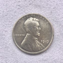 1919P Lincoln Wheat Penny /Fair Condition
