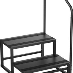 RV Steps with Handrail, Heavy Duty 2 Steps RV Stairs brand new