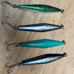 4 Shimano Colt Sniper Swim Kick Fishing  Jigs, Barracuda,Yellowtail, TunaNew   