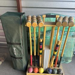 Croquette Wood set Game 