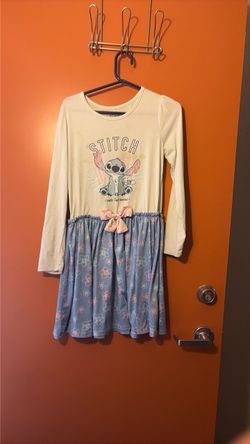 Disney Stitch Long Sleeve Dress