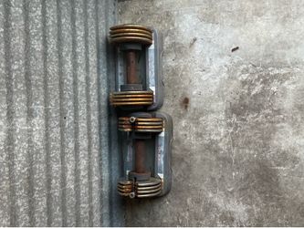 Pair of Adjustable SpeedWeight Dumbbells