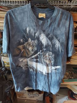 Vintage the mountain wolf t shirt