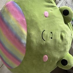Giant Green Frog rare Squishmallow 25”X30”