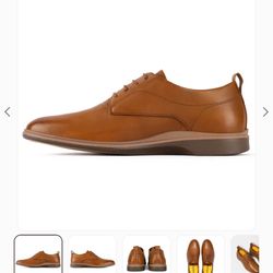 Mens Amberjack Brown Leather Shows Size 13