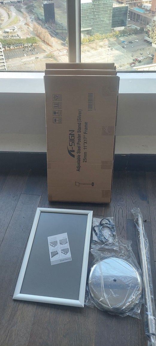 Got 4 New Adjustable Steel Poster Stand $60 For All 4 Pick Up In Mesquite