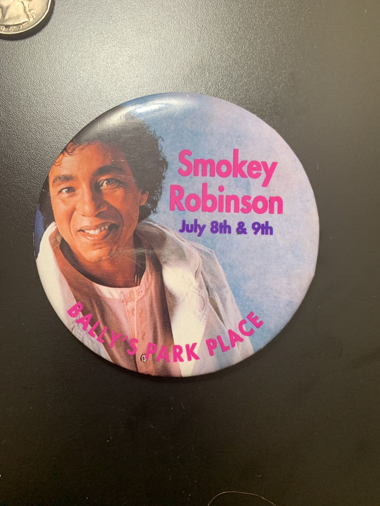 Smokey Robinson Collectible Pin