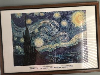 Large starry night picture