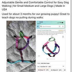 2 Hounds Design Freedom No Pull Dog Harness | Adjustable Gentle and Comfortable Control for Easy Dog Walking | for Small Medium and Large Dogs | Made 