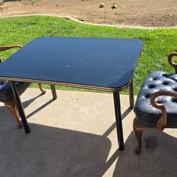 Vintage Table With Chairs