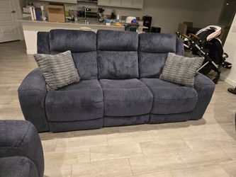 Sofa, Love Seat, And Recliner - Like New