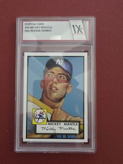 1952 Mickey Mantle Rookie Reprint