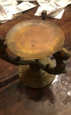 Candle holder 4 in dia