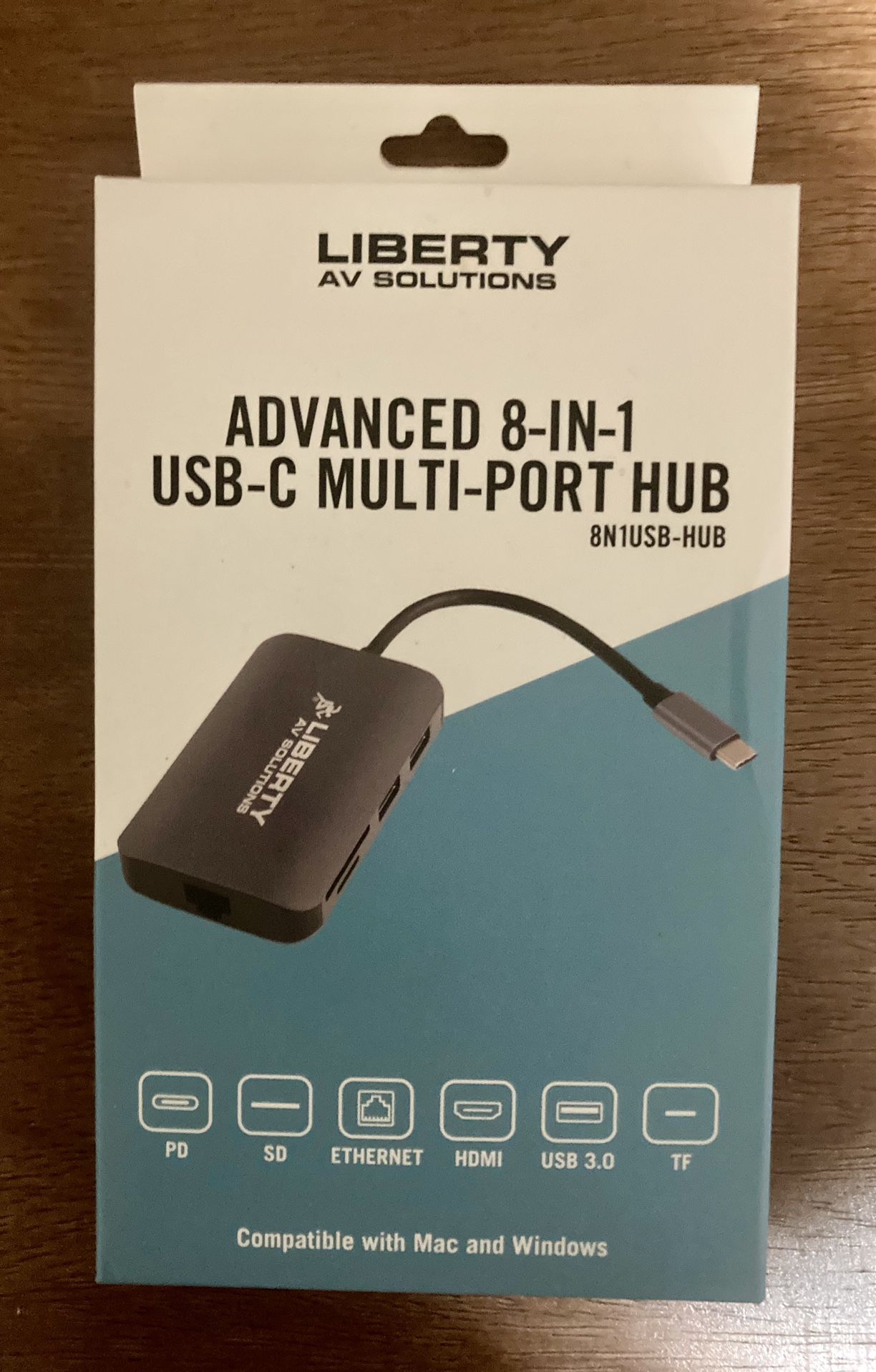 NEW Liberty Advanced 8:1 USB-C Multi-Port Hub