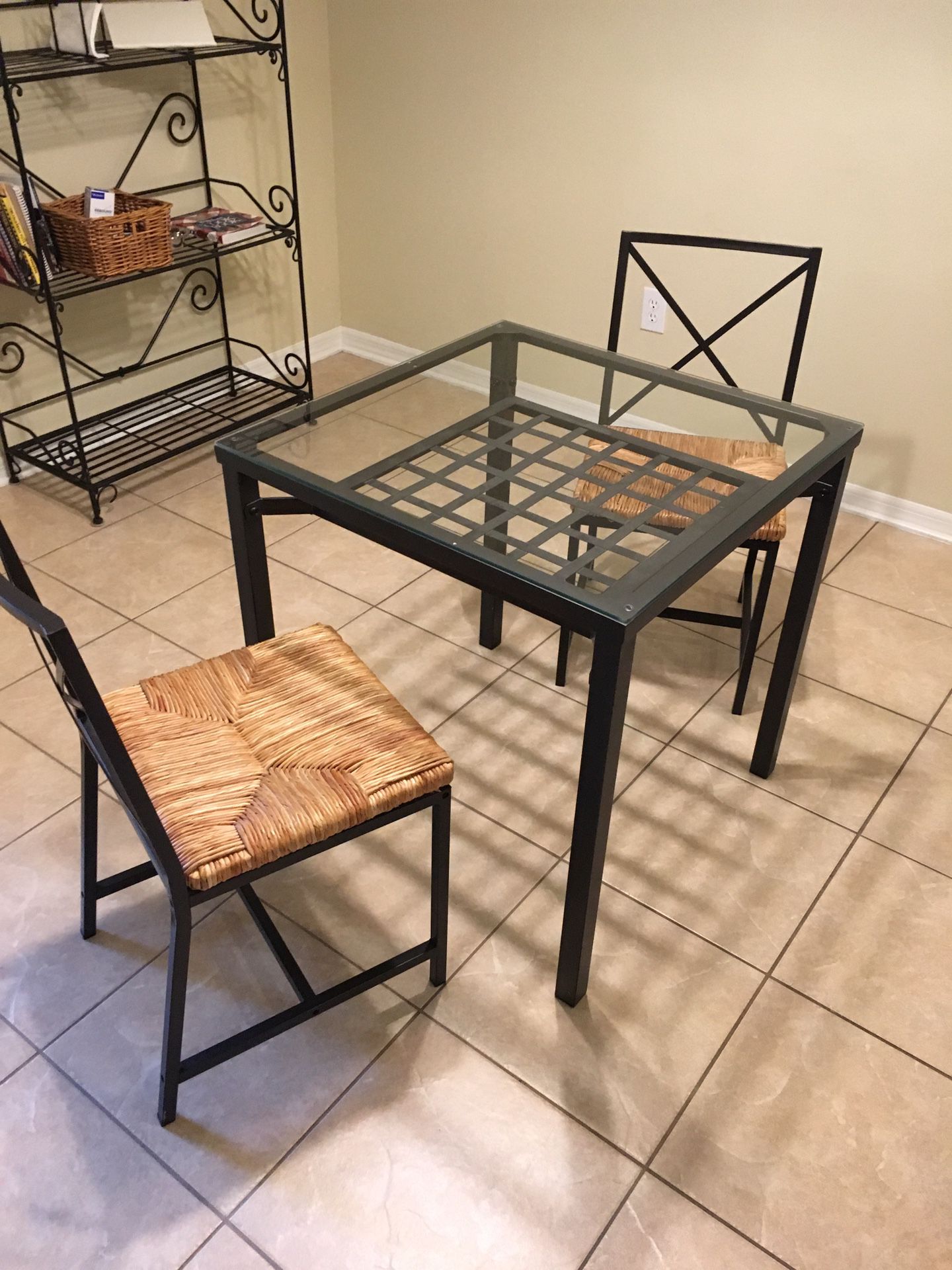 Glass top Dinette